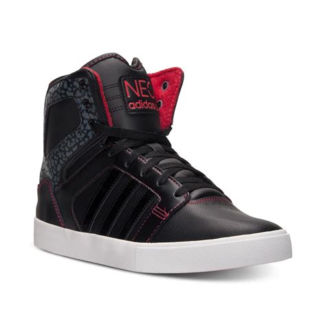 black adidas high tops men's.